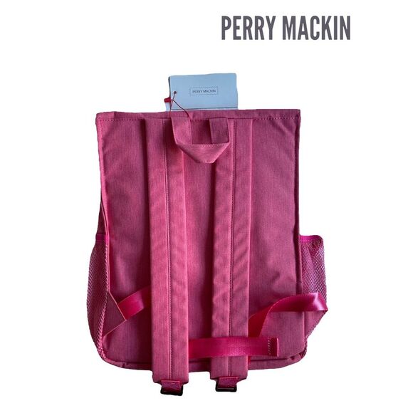 Perry Mackin Charlie Kids Pink School Backpack Medium Size-NWT & dust bag. - Picture 2 of 8